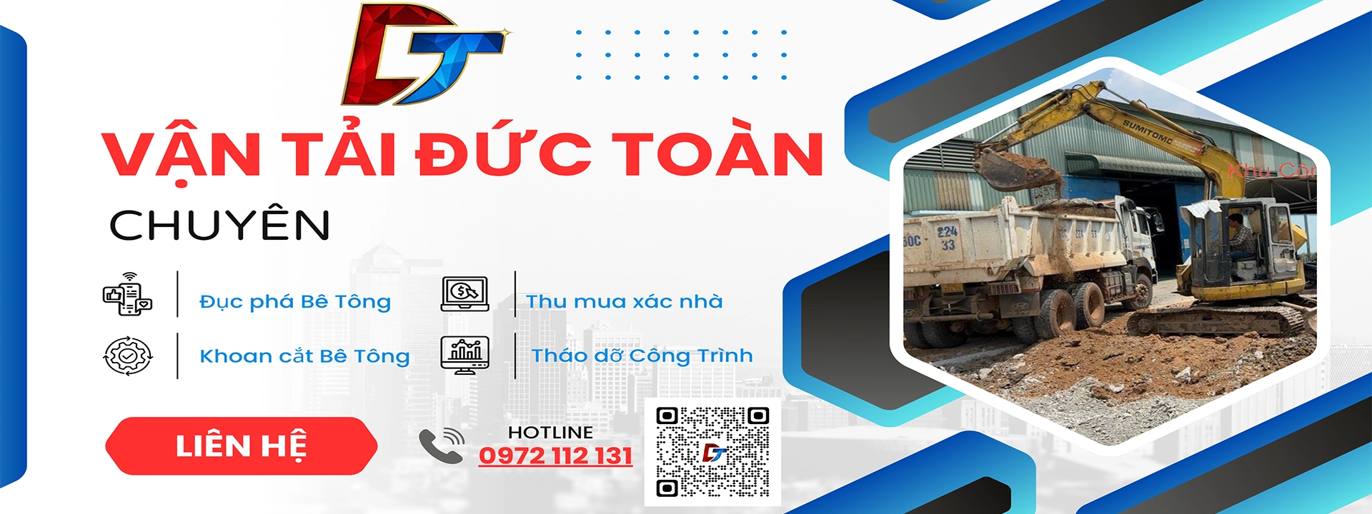 thuê máy xúc gắn búa thủy lực giá rẻ Bà Rịa Vũng Tàu